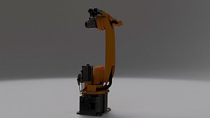 industrial Robots small 3D model