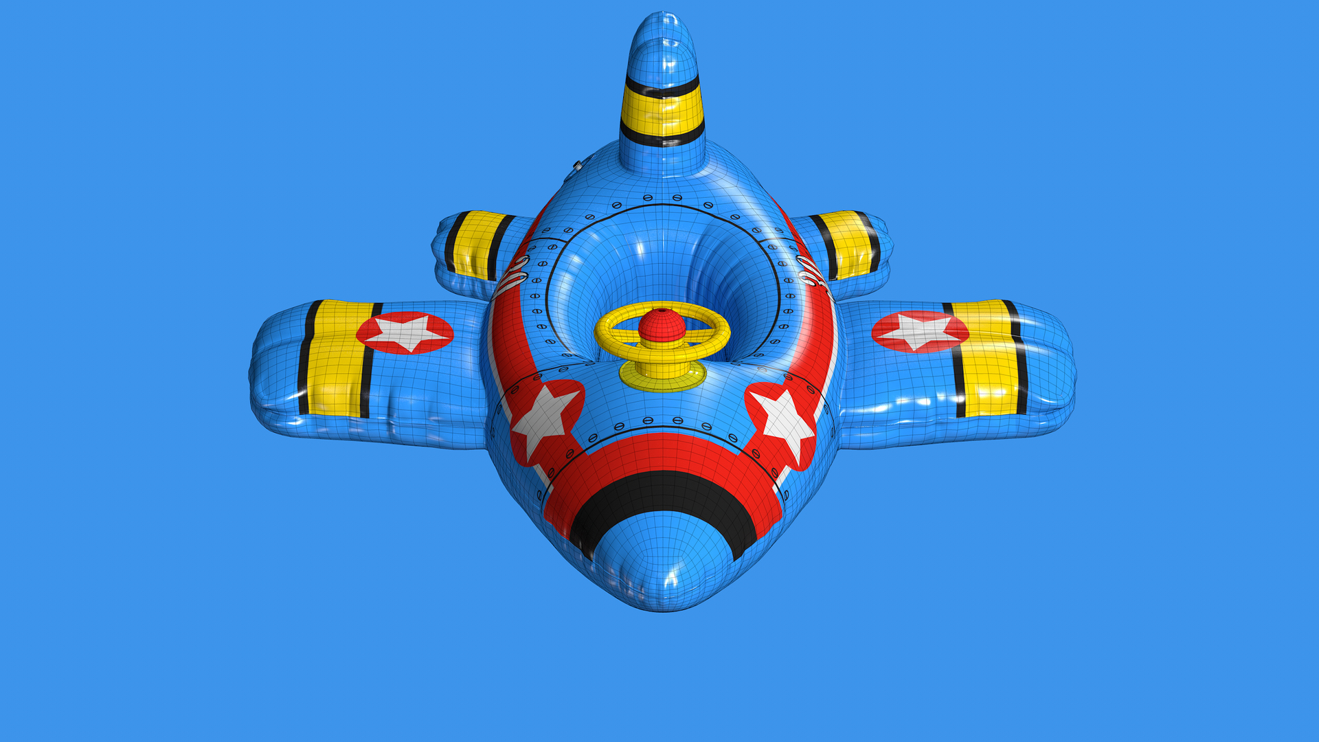 Inflatable Pool Airplane Float 3D - TurboSquid 2194231