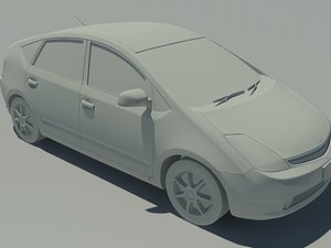 hybrid car 3d 3ds