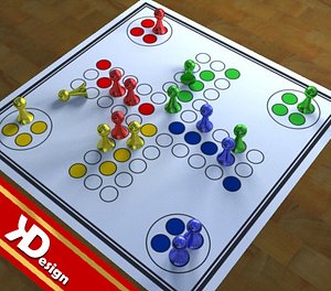 Jogo de tabuleiro Ludo Modelo 3D - TurboSquid 2063972