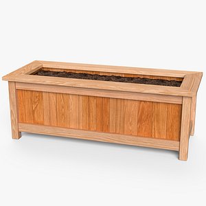 3D Cedar Planter Box