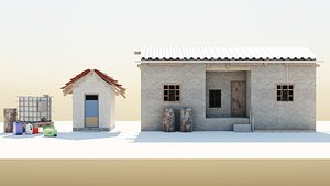 Adobe House 3D model