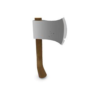 AXE LOW POLY 3D