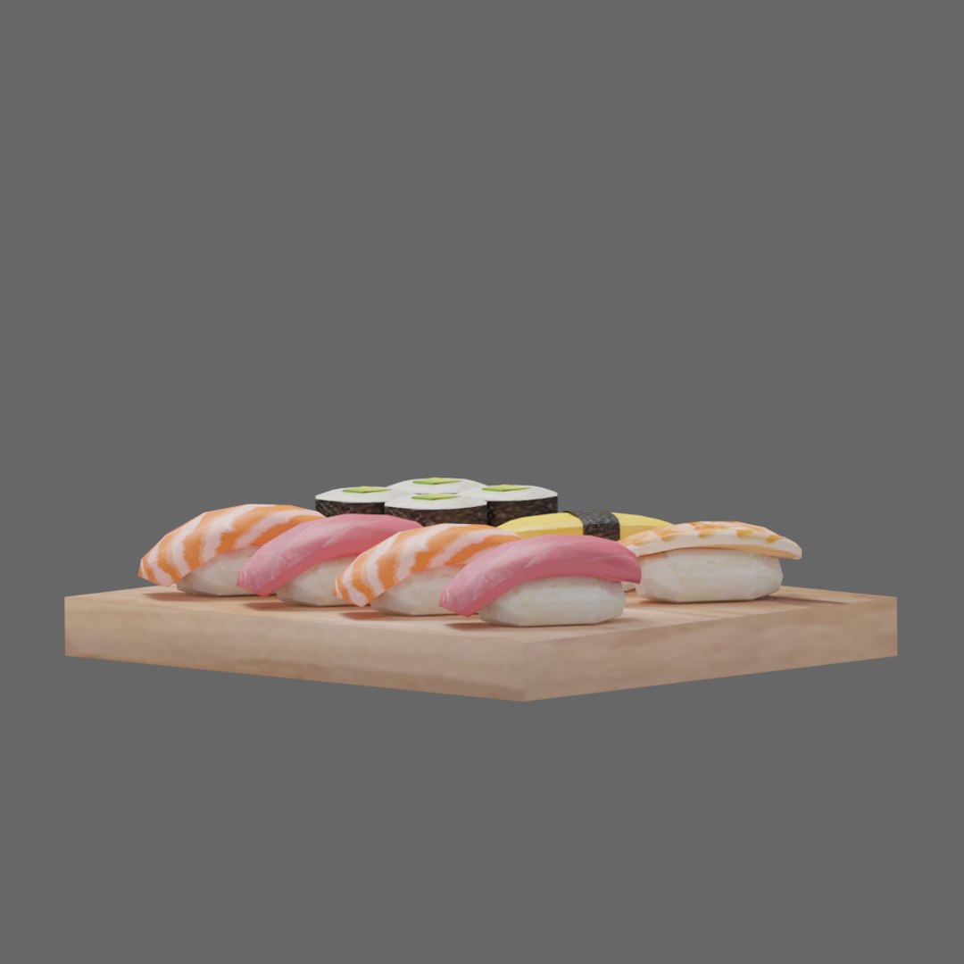 Sushi Set Design 1 3D model - TurboSquid 1925766
