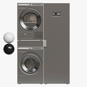 Set of Asko Washing machine 3D