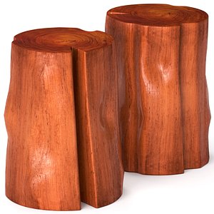 slab table stump 3D