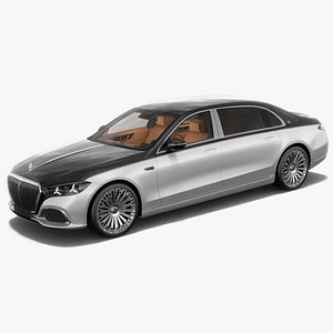 Mercedes-Benz S-class Maybach 2027 with interior model