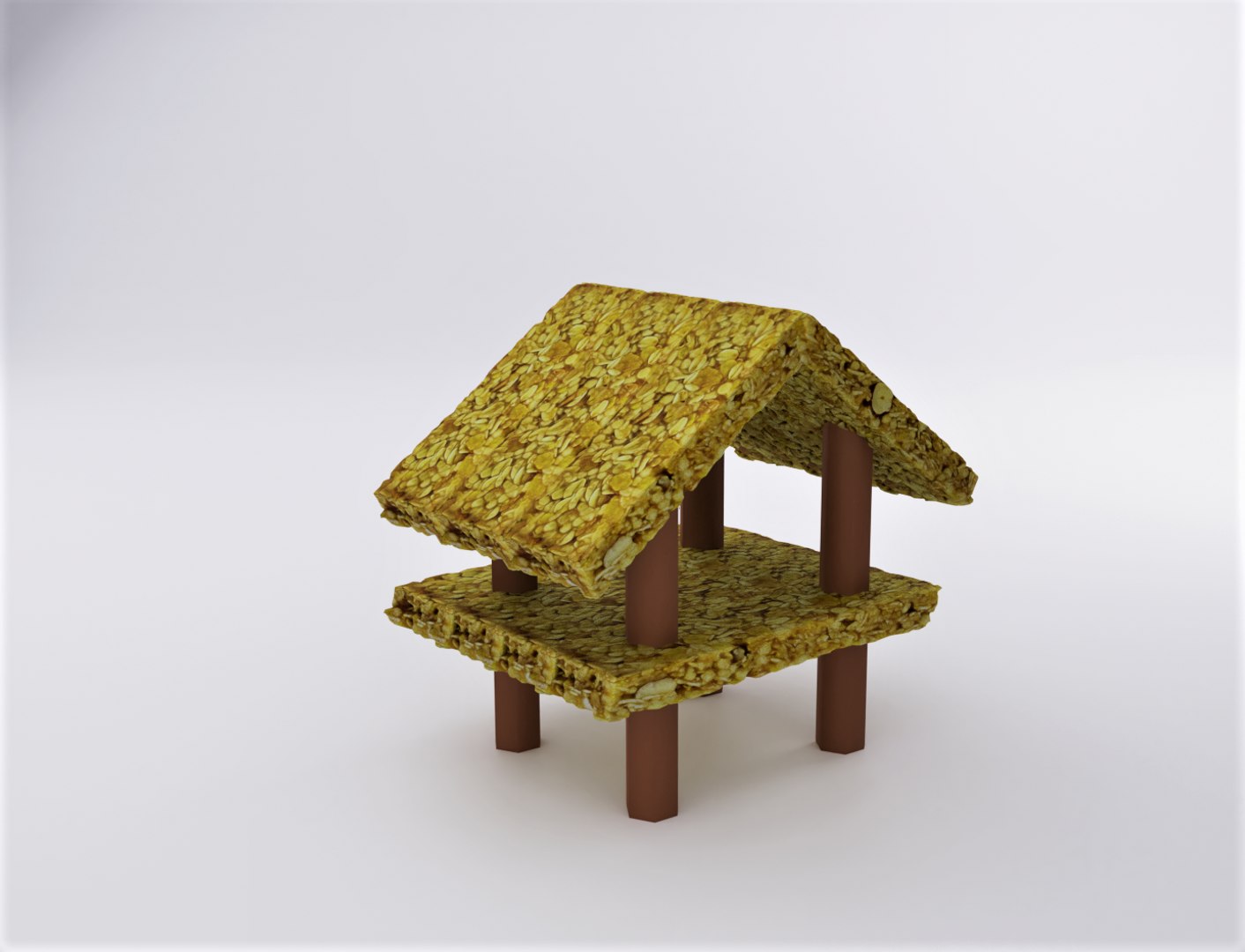Granola music house 3D model TurboSquid 1496085