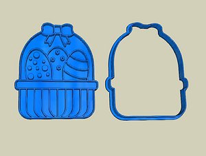 3D model easter basket