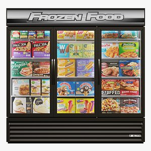 3D model True GDM-72 Frozen Food