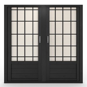 Door japanese style 3D