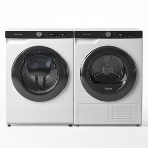3D Washing machine and dryer Samsung model