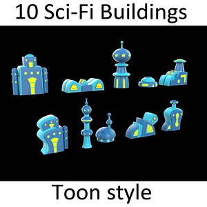 10 Toon Scifi buildings