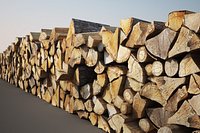 Wooden Log Pile