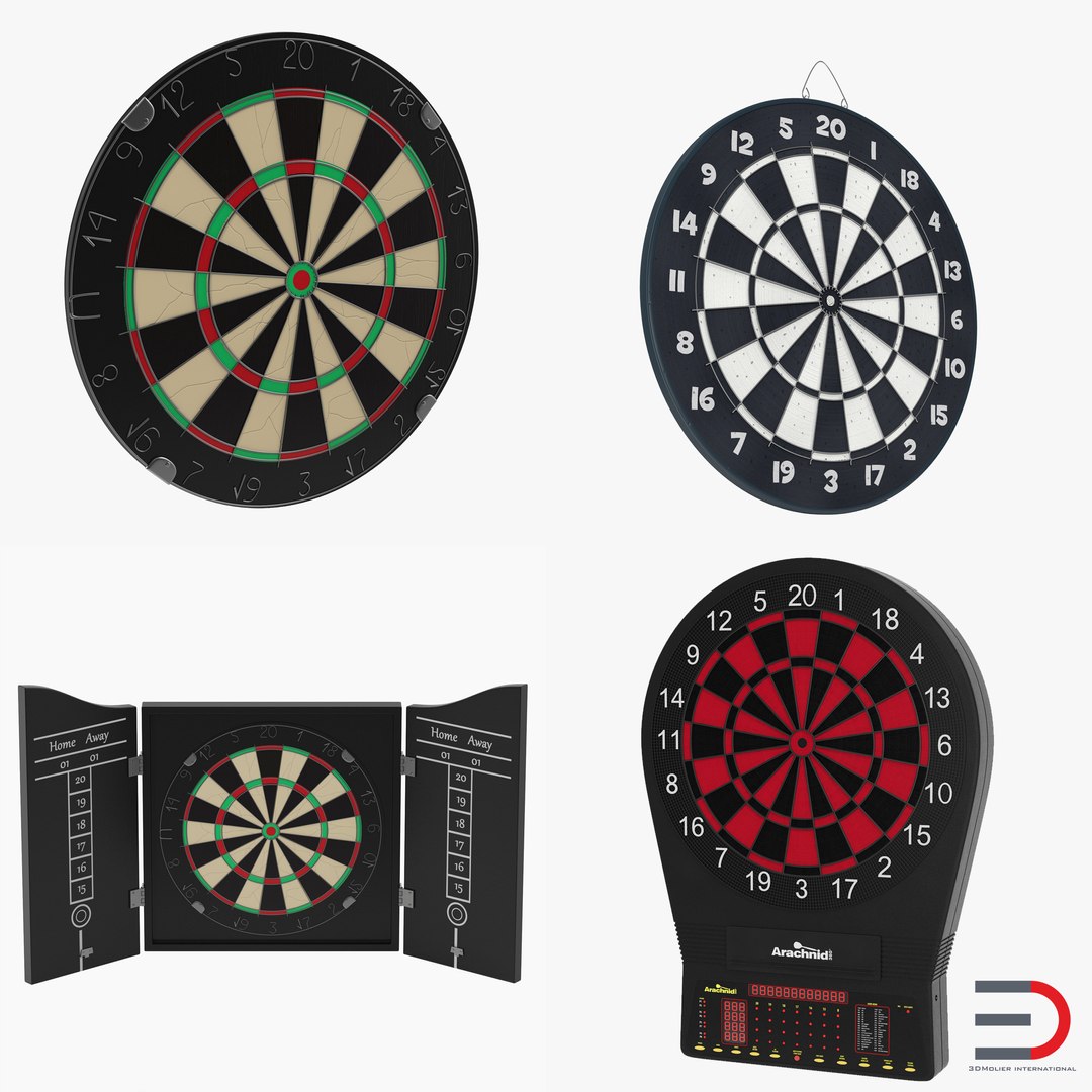 Dart Boards 3D Models Collection 2 3D model preview