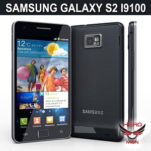 samsung galaxy s2 i9100 3d model