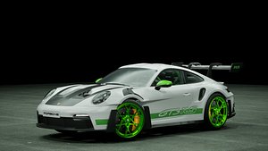 Porsche 911 992 GT3 RS Python Green