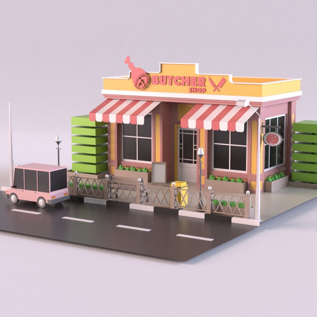 3D Shop Model - TurboSquid 1376468