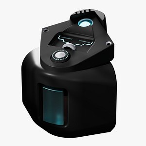 Sci Fi concept of control panel - abstract futuristic shape 3D model