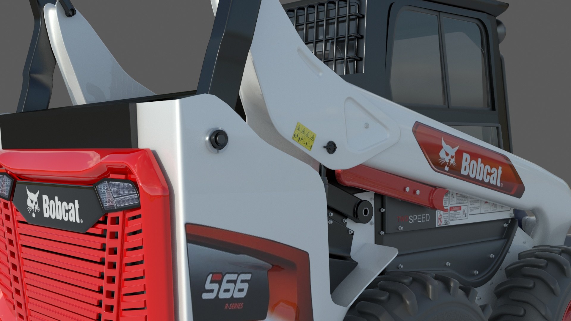 3D Bobcat S66 Skid Steer Loader Model - TurboSquid 2037702