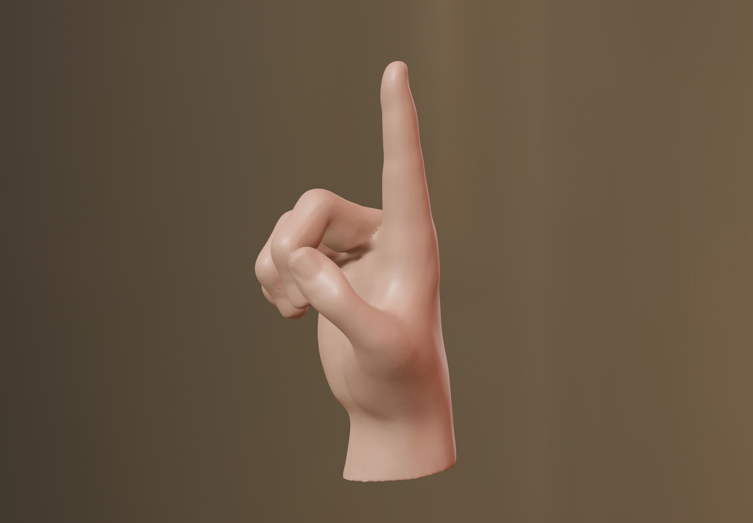 3D Pointing Hand 3D Model - TurboSquid 1996689