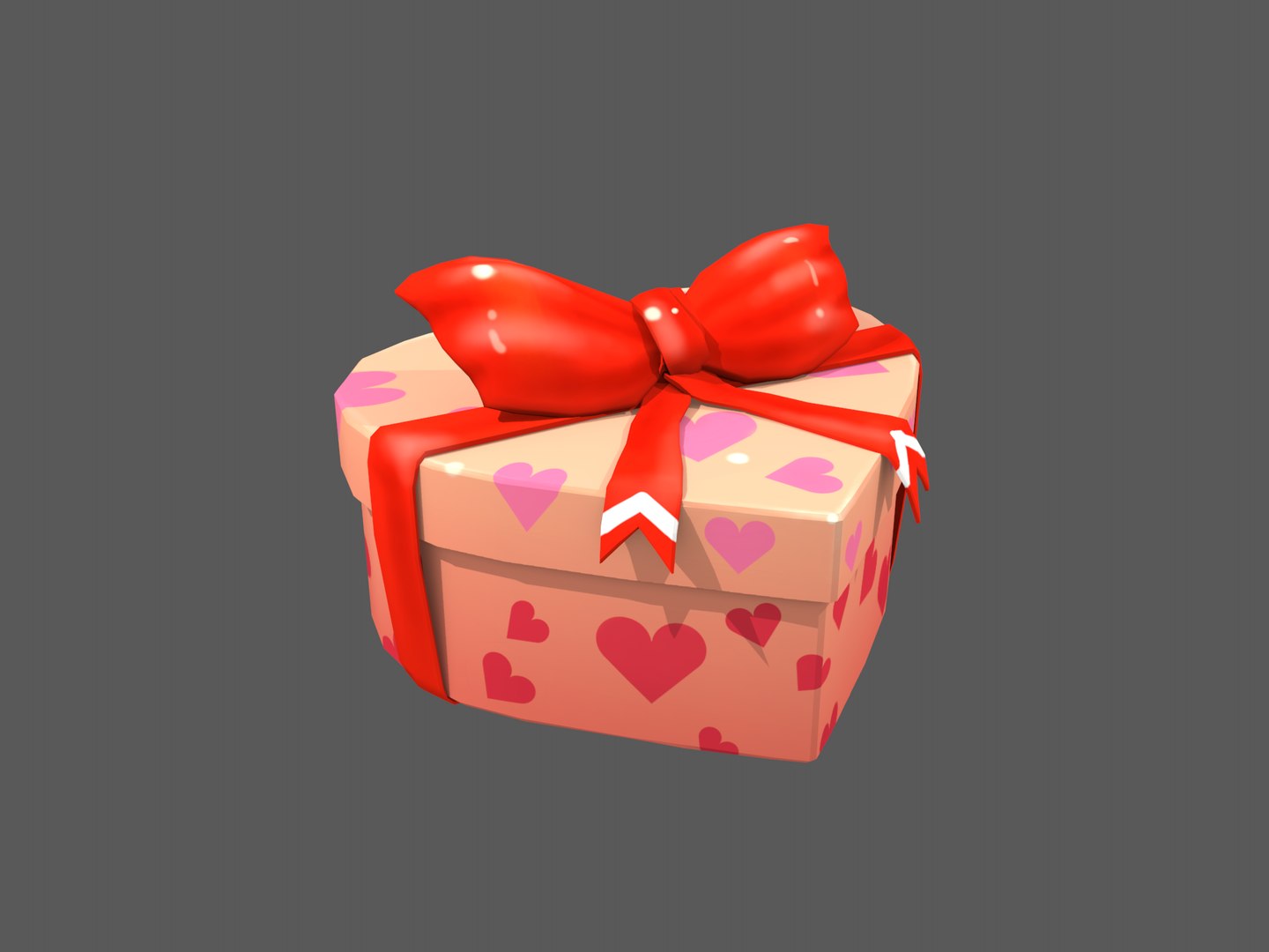 Heart Gift Box 3D Model - TurboSquid 1510453