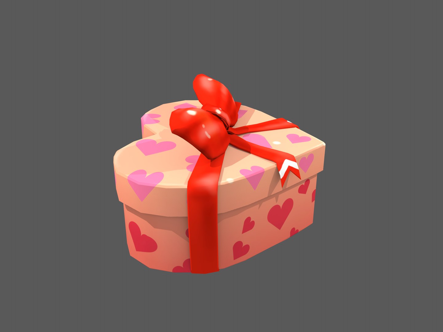 Heart Gift Box 3D Model - TurboSquid 1510453