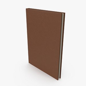 leather book 3D model