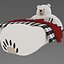 Lit ours en peluche
