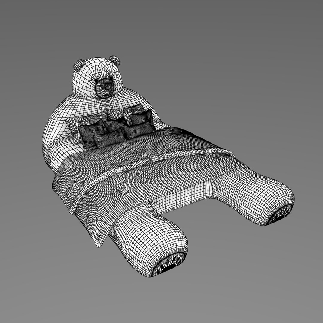 Teddy Bear Bed 3D model https://p.turbosquid.com/ts-thumb/hL/q0HDYx/uU/edge/jpg/1704803335/1920x1080/fit_q87/0209472957fca8e117dfa925a46114bf3924c91b/edge.jpg