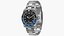 Chrono Watch 3 Black and Blue Bezel