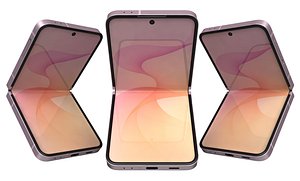 Samsung Galaxy Z Flip8 Pink 3D model