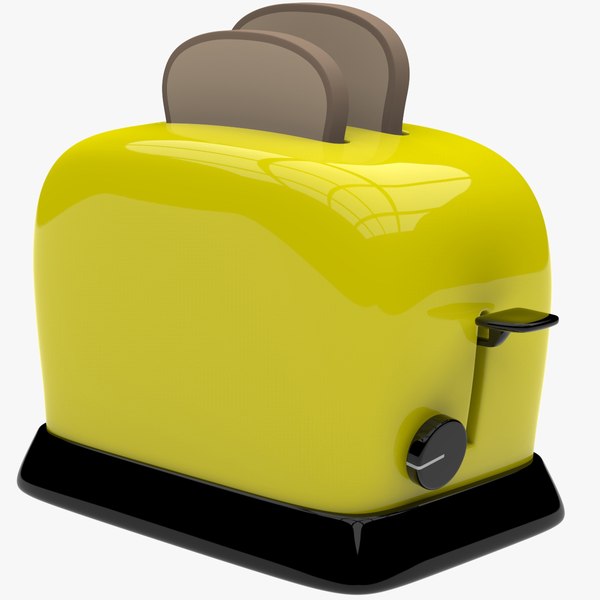 cartoon toaster 3D model