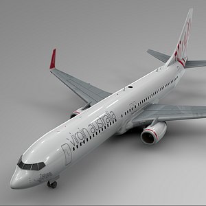 3D virgin australia boeing 737-800