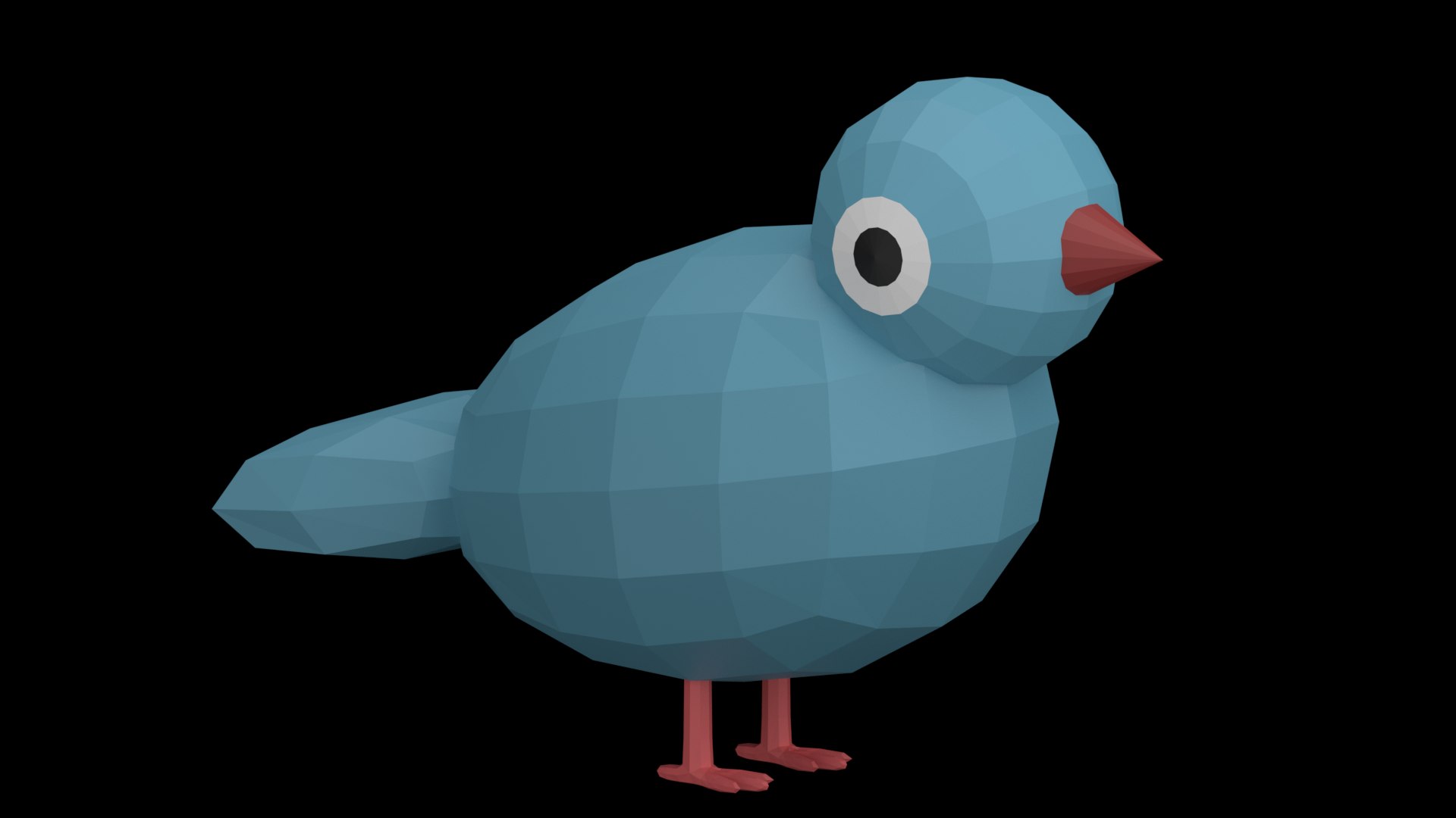 LowPoly Cartoon Cute Bird 3D model - TurboSquid 1837911