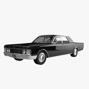 Lincoln Continental 1968 3D model
