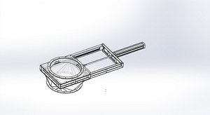 3D DIAMETER 710 mm SLIDE VALVE-GATE