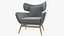 Fotel wypoczynkowy Wingback