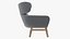 Fotel wypoczynkowy Wingback