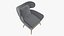 Fotel wypoczynkowy Wingback