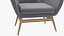 Fotel wypoczynkowy Wingback