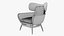 Fotel wypoczynkowy Wingback