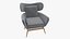 Fotel wypoczynkowy Wingback