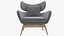 Fotel wypoczynkowy Wingback