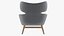 Fotel wypoczynkowy Wingback