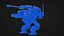 3dmech low poly 3D model