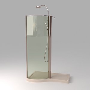 Devon Shower Stall Photoreal