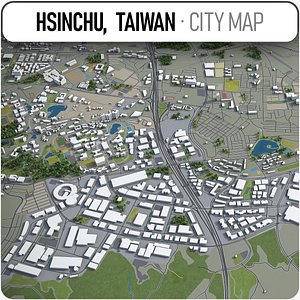 hsinchu taiwan surrounding - model