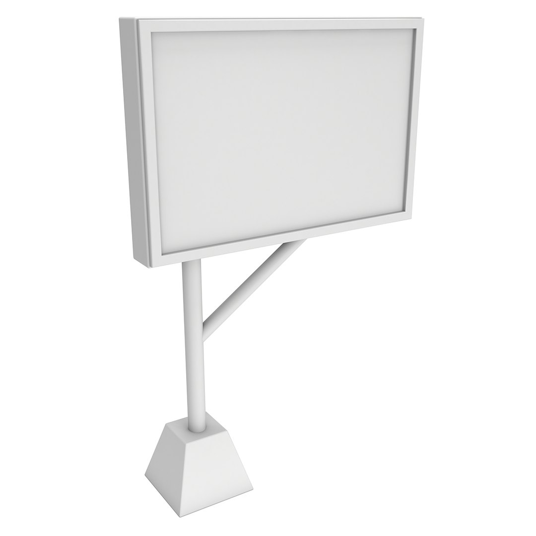 3D model billboard blank outdoor advertising https://p.turbosquid.com/ts-thumb/hM/N5SEuc/eh6WHJLB/img2/jpg/1572502809/1920x1080/fit_q87/0728b2583ab143a895eec15df846a722103d9747/img2.jpg