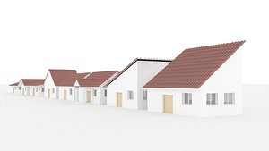Roof singles Set 3D model